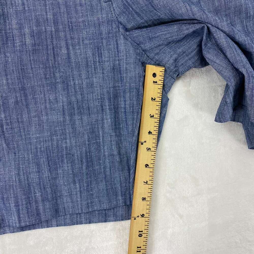 LOFT Women´s Bermuda Short Petite Blue Cotton Spandex Pockets Sz 14P - Picture 9 of 10